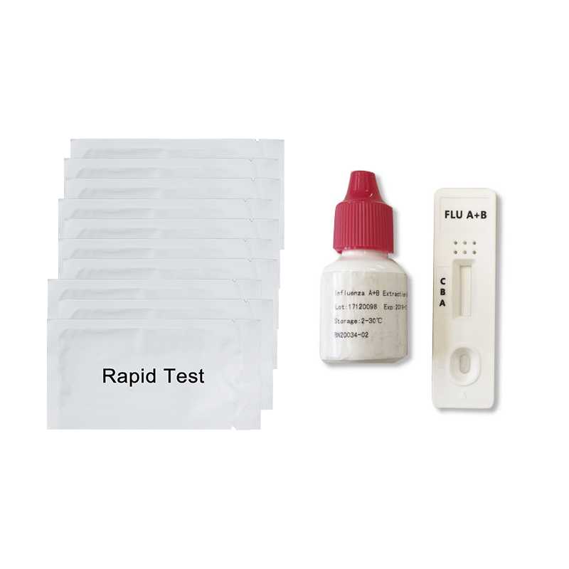 Flu Influenza A/b Virus Antigen Detection Combo Rapid Test Kit